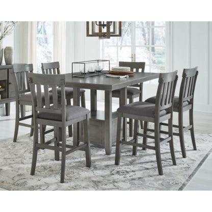 Hallanden Counter Height Dining Table and 6 Barstools