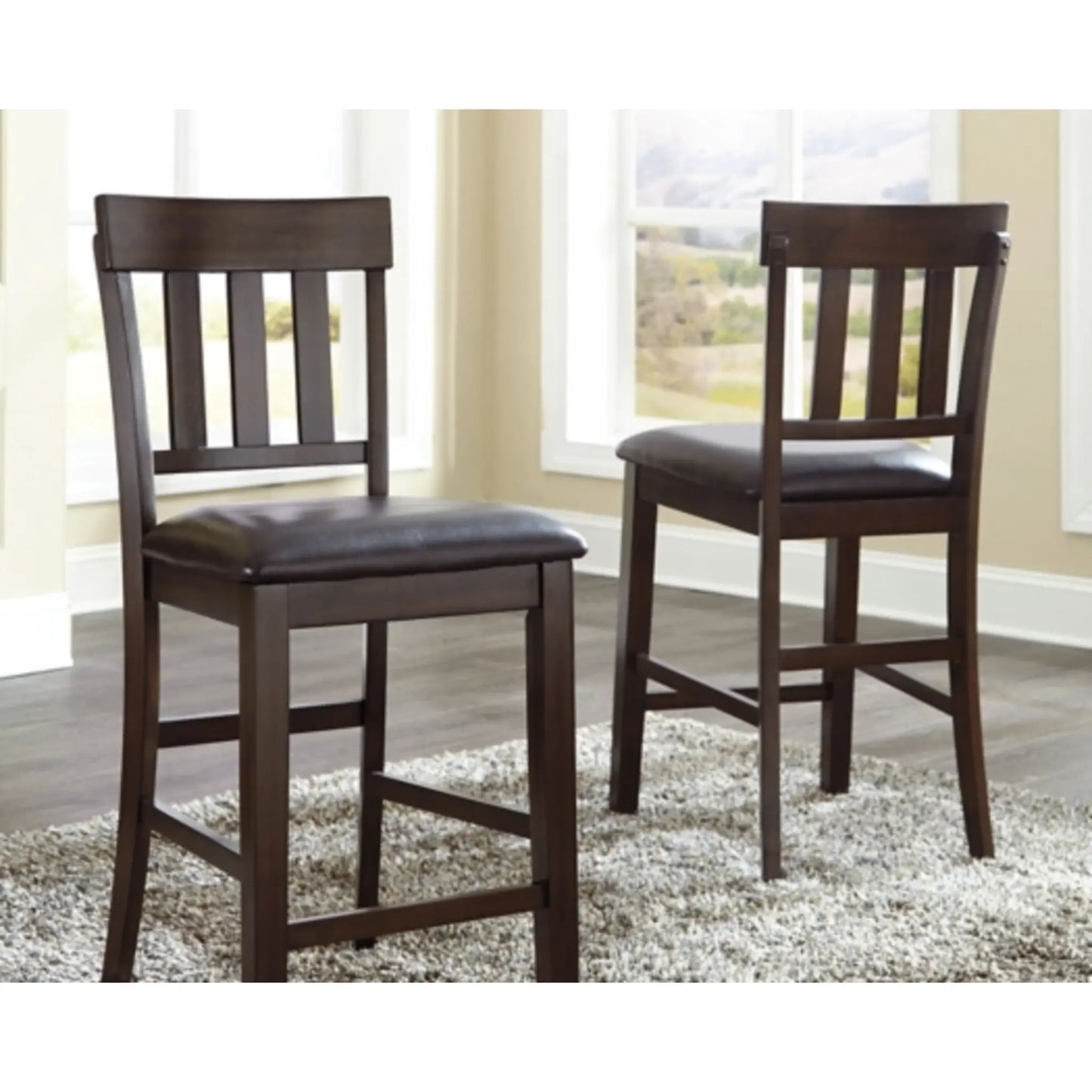 Haddigan Counter Height Dining Table and 6 Barstools