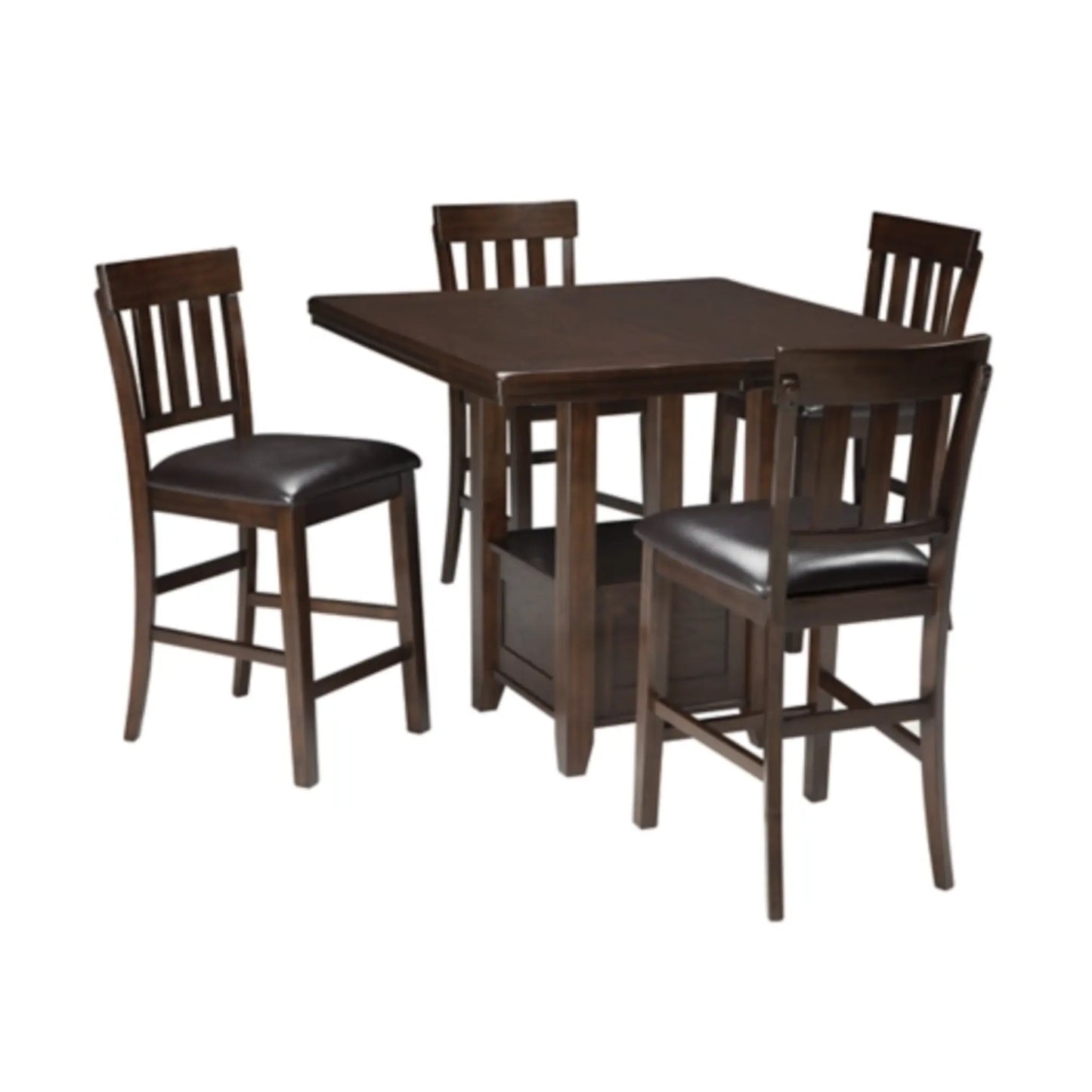 Haddigan Counter Height Dining Table and 4 Barstools