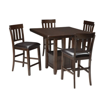 Haddigan Counter Height Dining Table and 4 Barstools