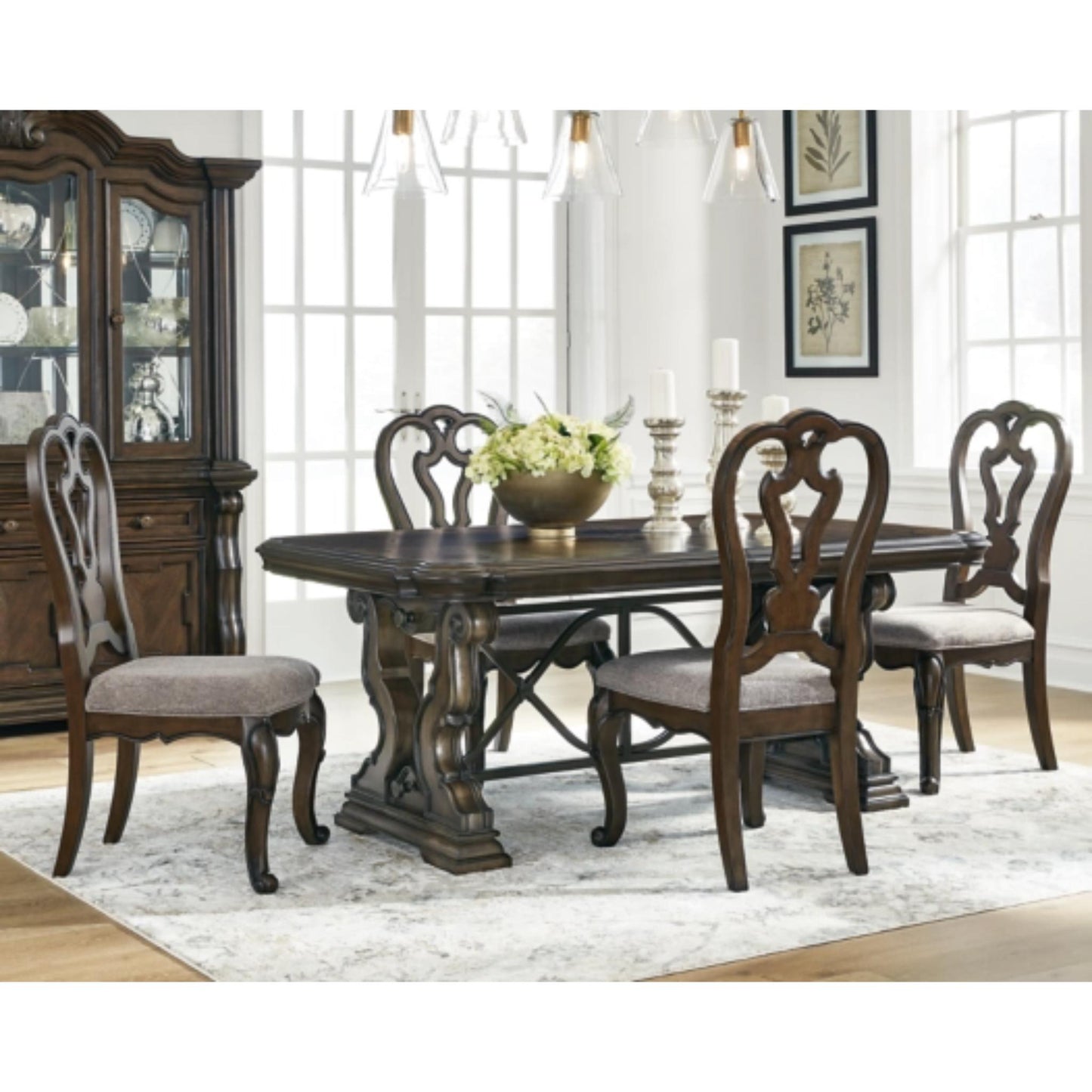 Maylee Dining Table and 4 Chairs