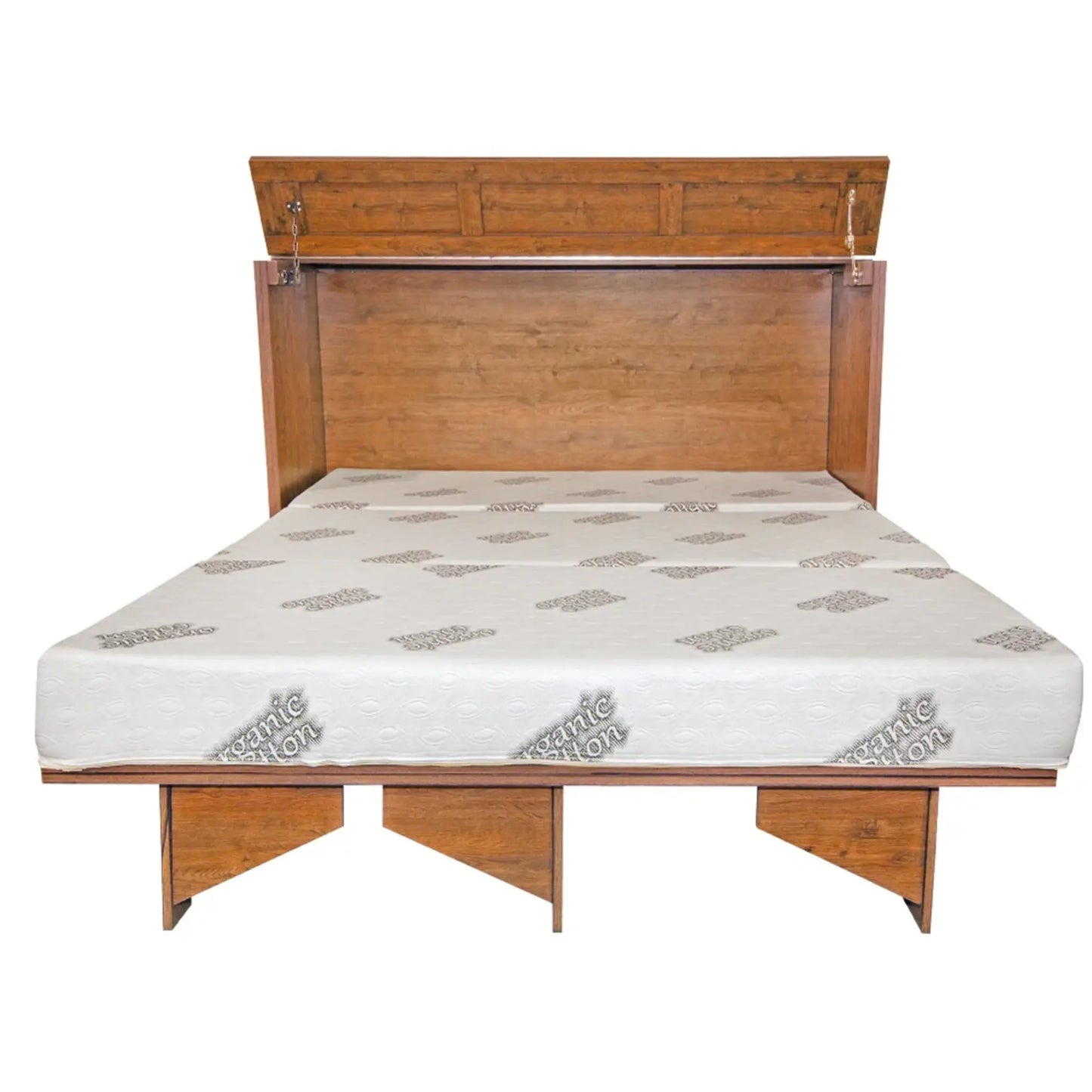 Queen Cabinet Bed With Mattress M 5050