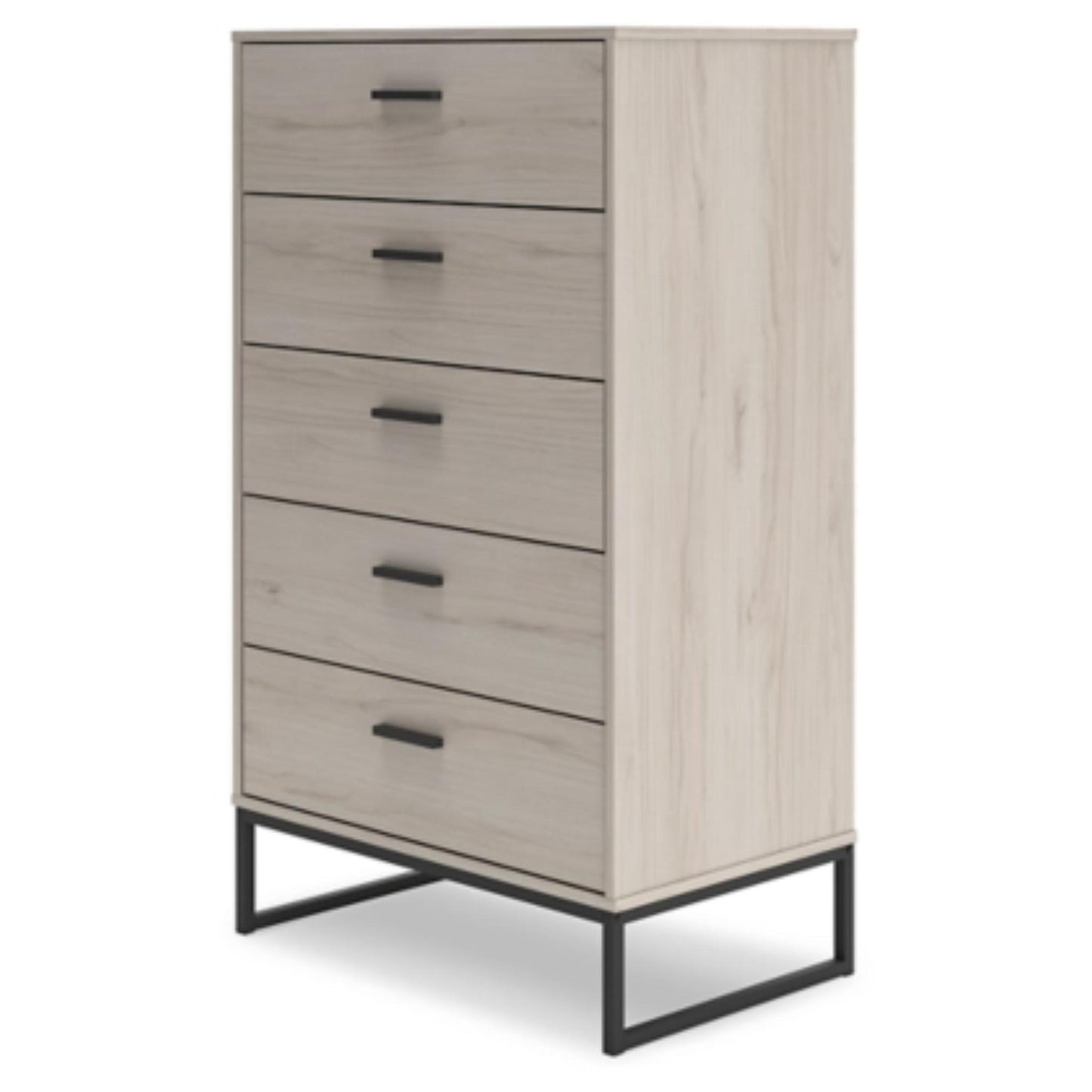 Socalle Five Drawer Chest - Light Natural