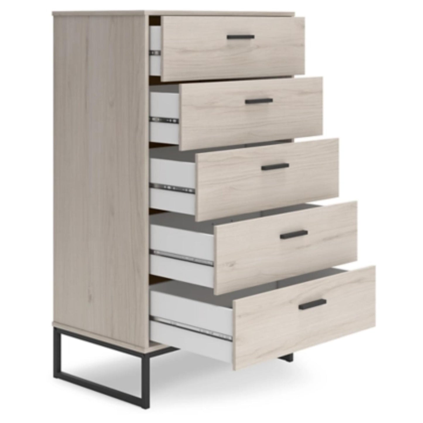 Socalle Five Drawer Chest - Light Natural