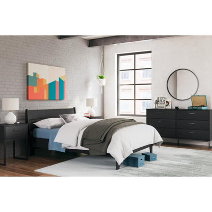Socalle Five Drawer Chest - Black