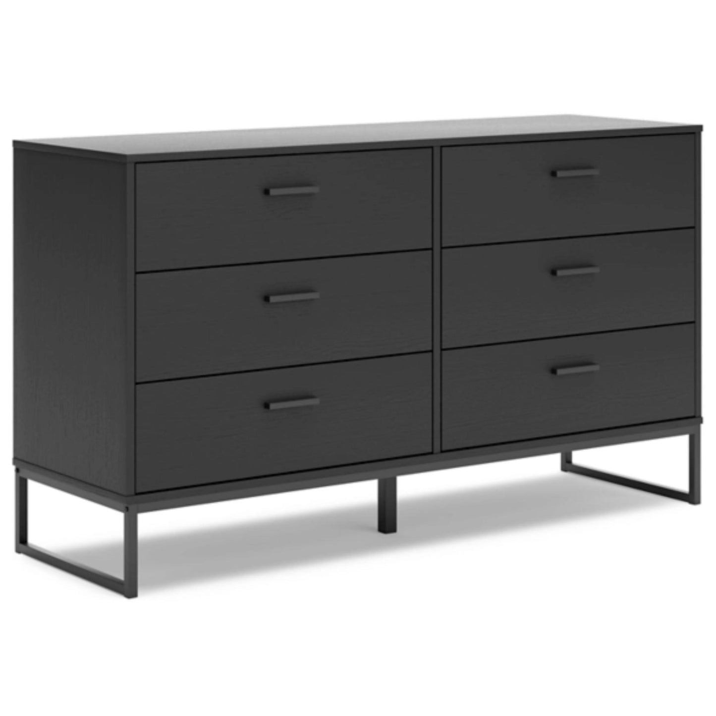 Socalle Six Drawer Dresser - Black