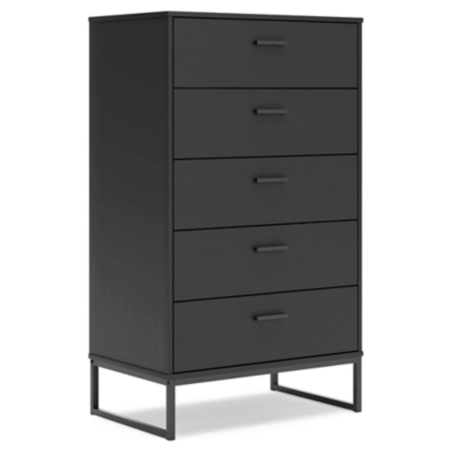 Socalle Five Drawer Chest - Black