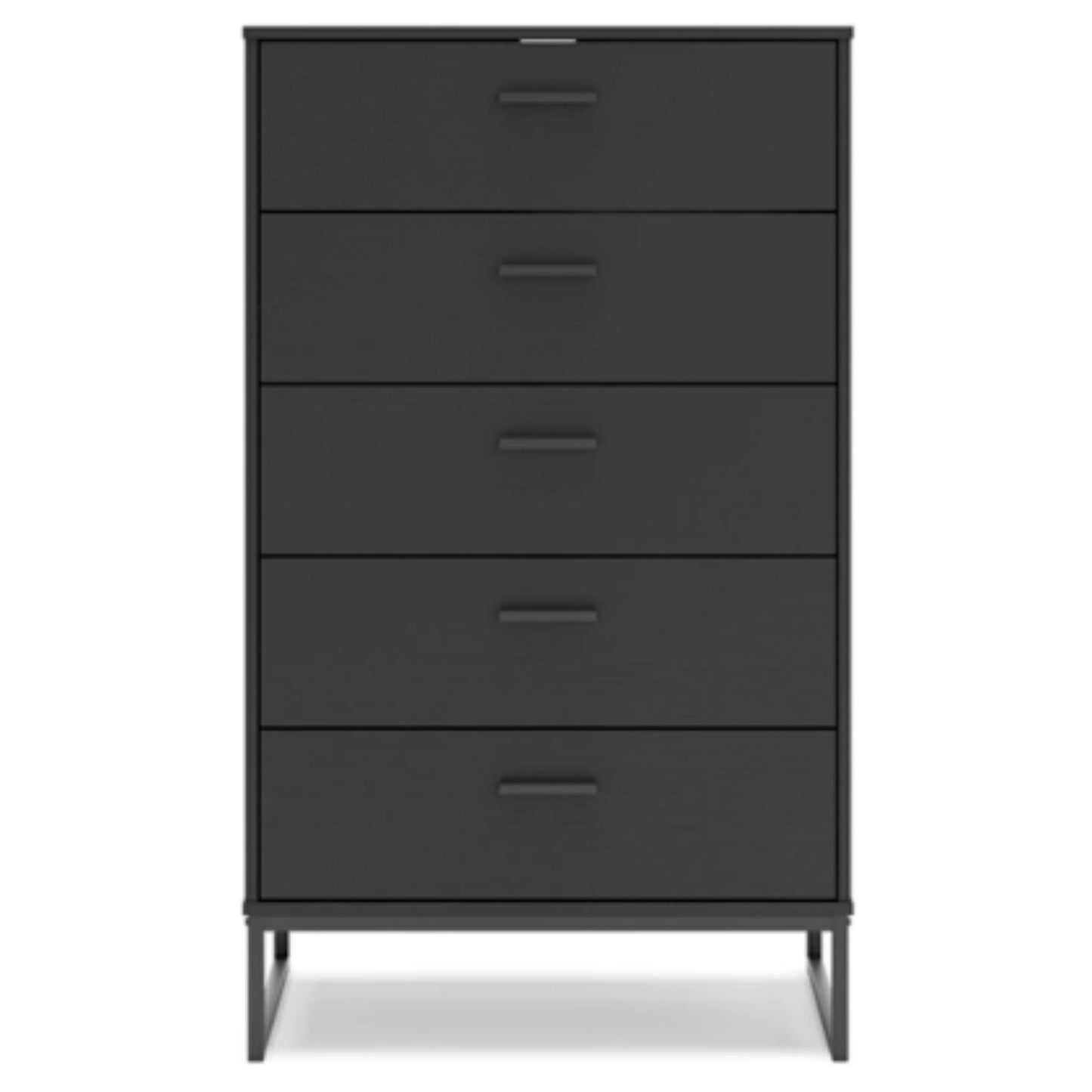 Socalle Five Drawer Chest - Black