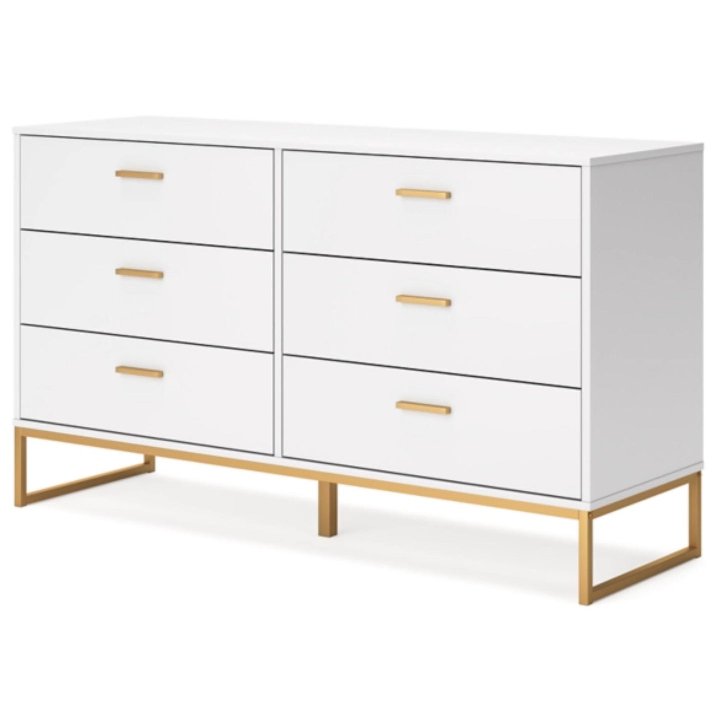 Socalle Six Drawer Dresser - Two - Tone
