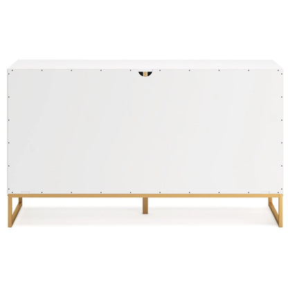 Socalle Six Drawer Dresser - Two - Tone