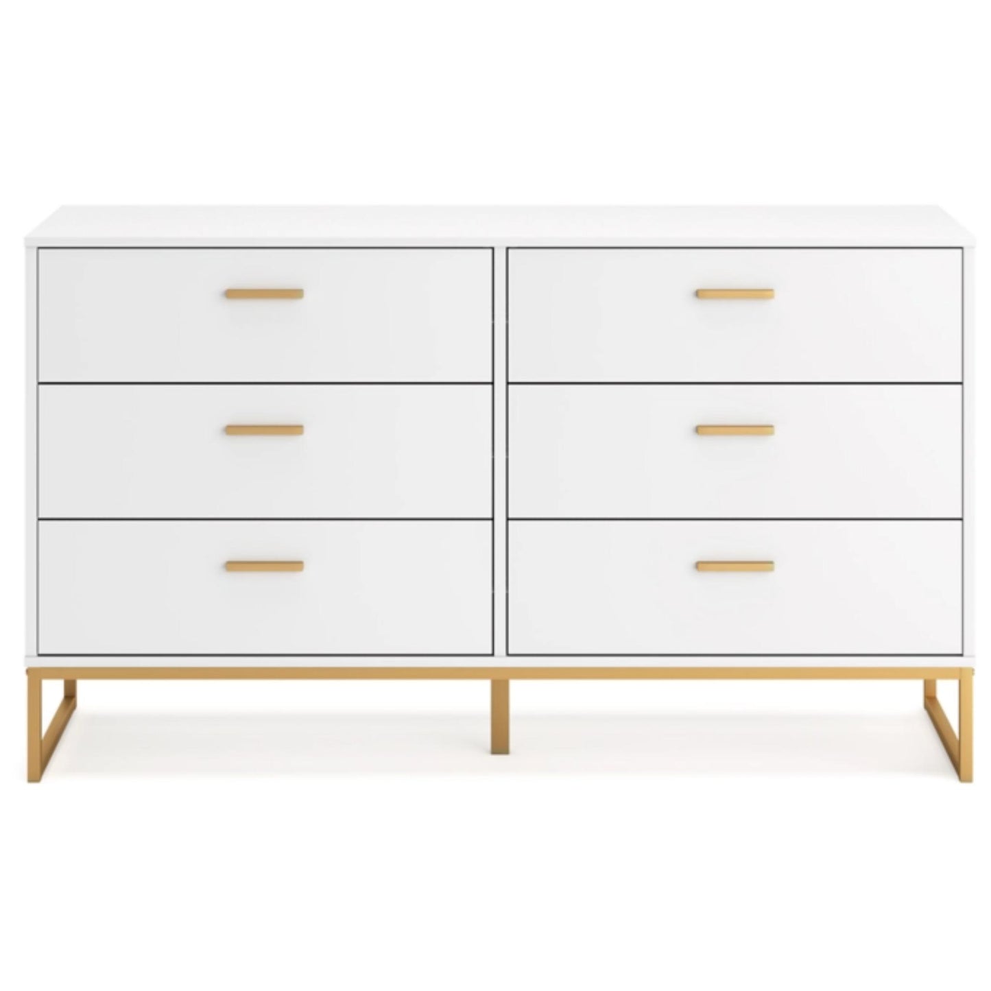 Socalle Six Drawer Dresser - Two - Tone