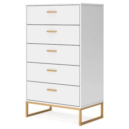 Socalle Five Drawer Chest - Two - Tone