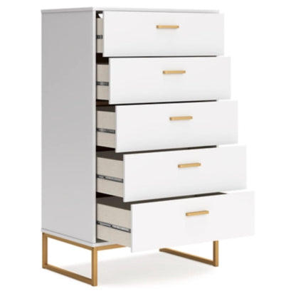 Socalle Five Drawer Chest - Two - Tone