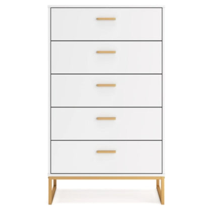 Socalle Five Drawer Chest - Two - Tone