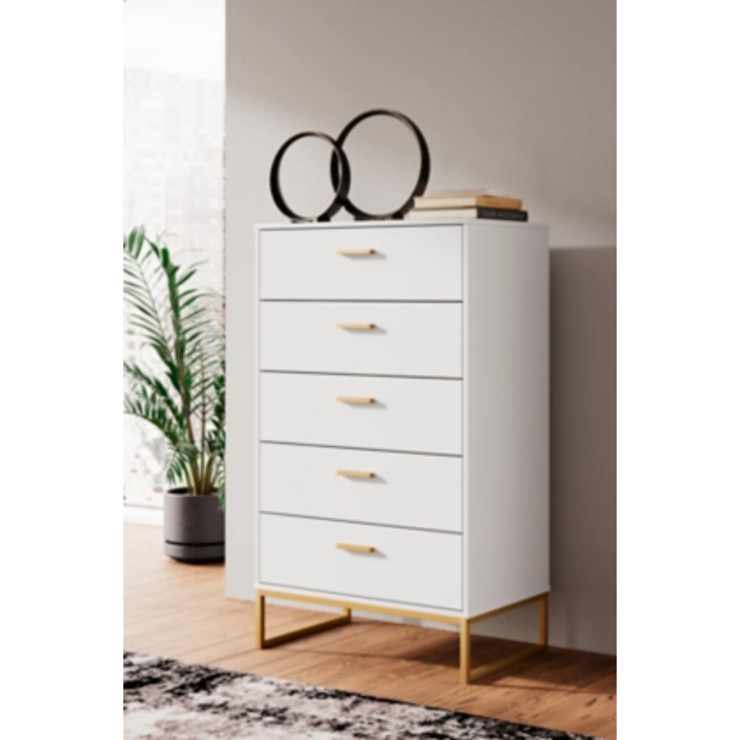 Socalle Five Drawer Chest - Two - Tone