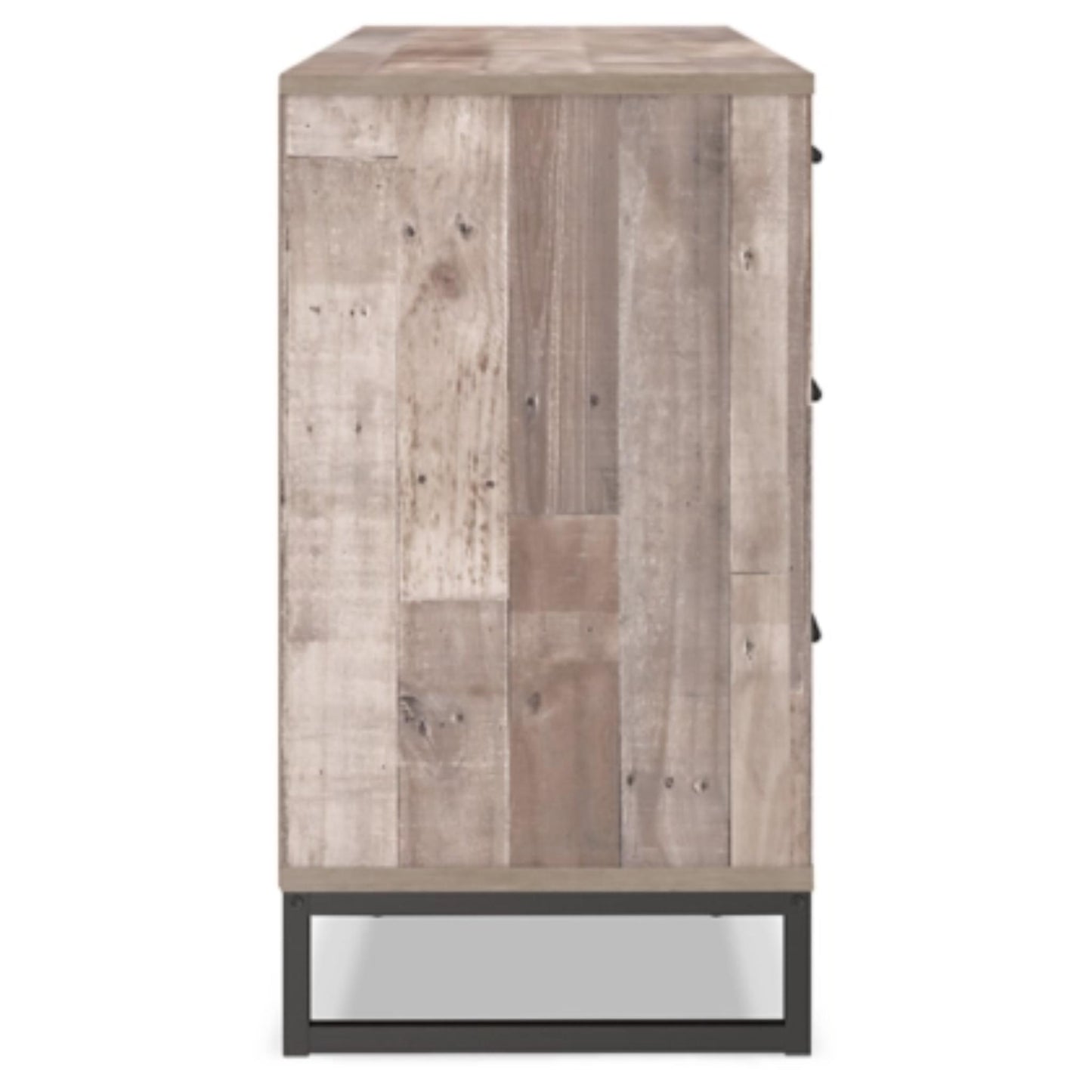 Neilsville Six Drawer Dresser -  Multi Gray / Whitewash