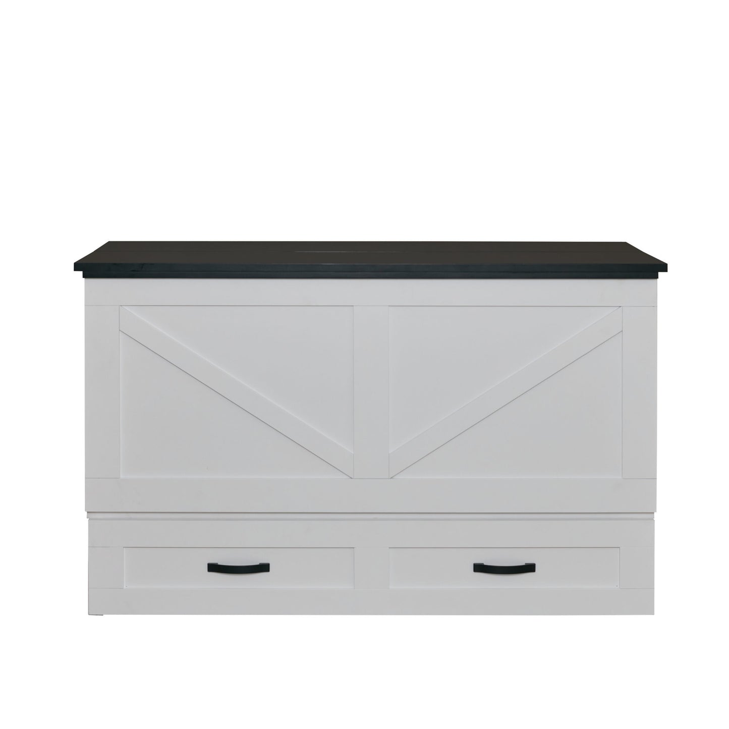 Barn Cabinet Bed - White & Black