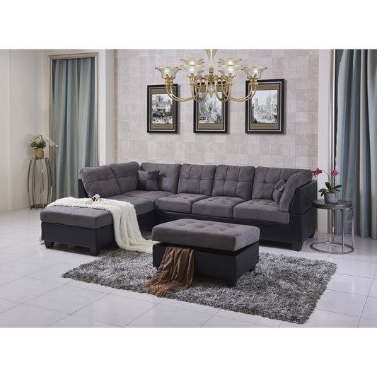 Eva Sectional With Storage Ottoman