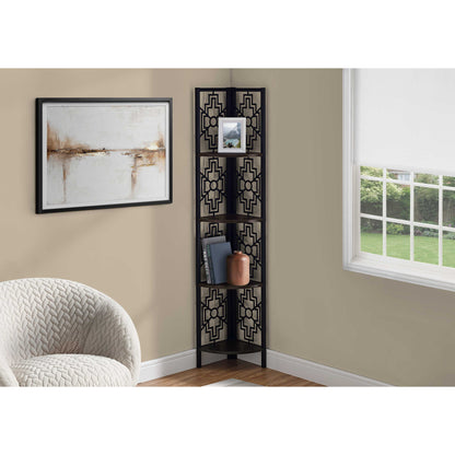 62" BOOKCASE M3623 - Espresso / White / Dark Taupe
