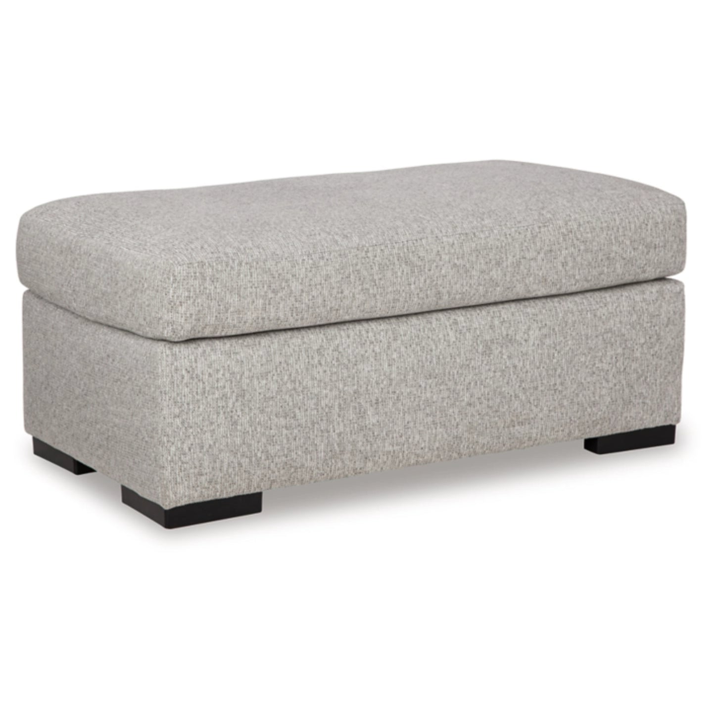 Evansley Ottoman - Pewter / Navy