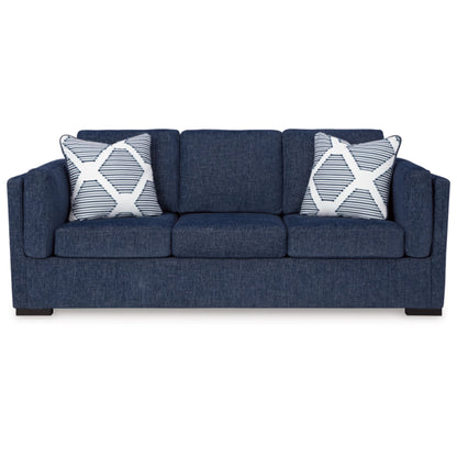 Evansley Sofa - Navy / Pewter