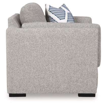 Evansley Chair and a Half - Navy / Pewter