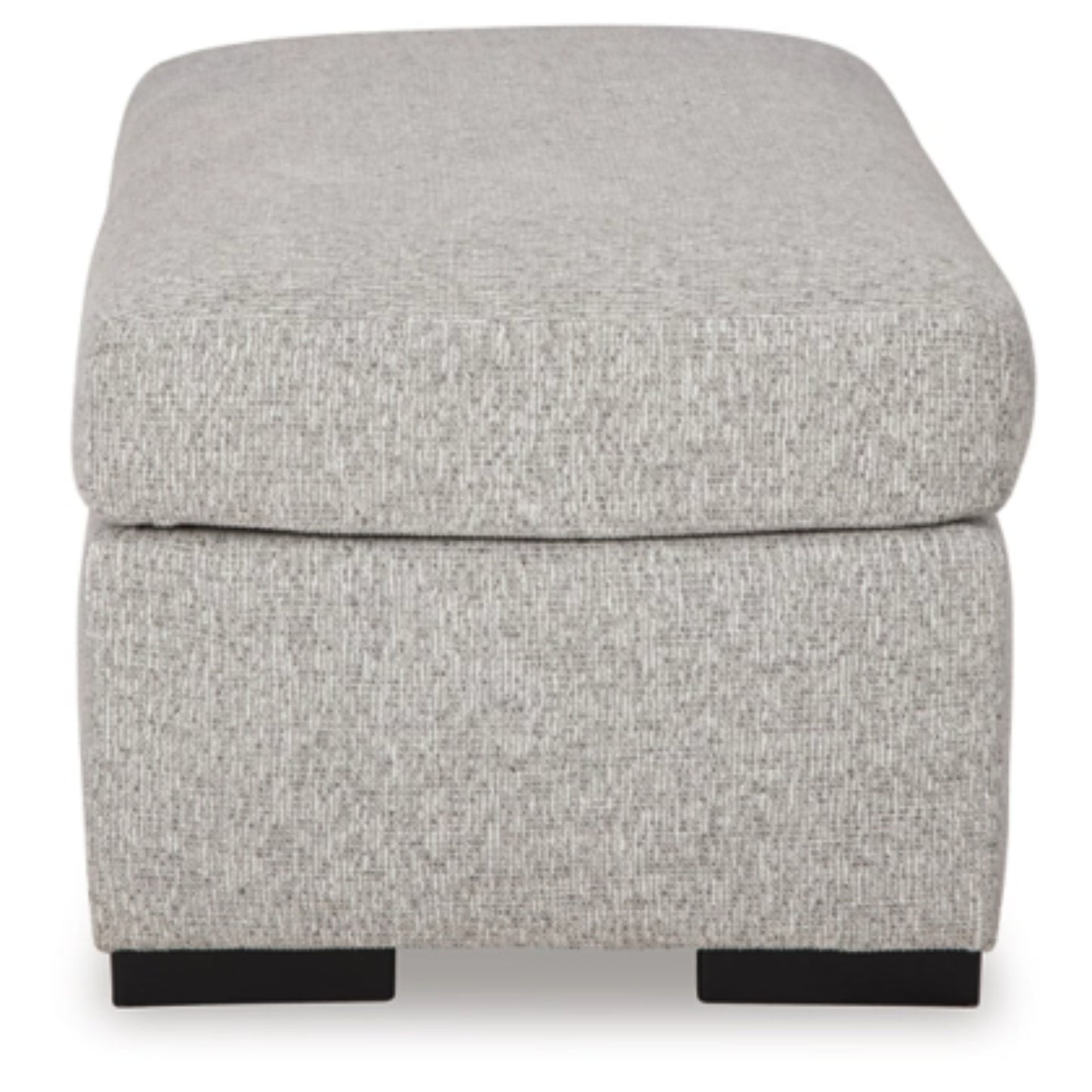 Evansley Ottoman - Pewter / Navy