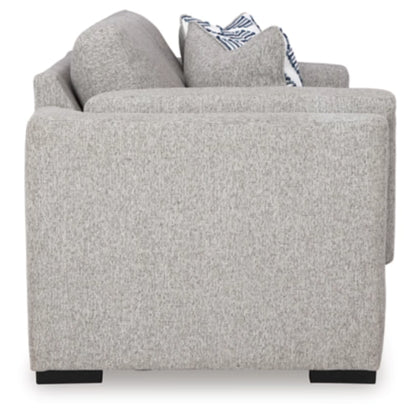 Evansley Loveseat - Navy / Pewter