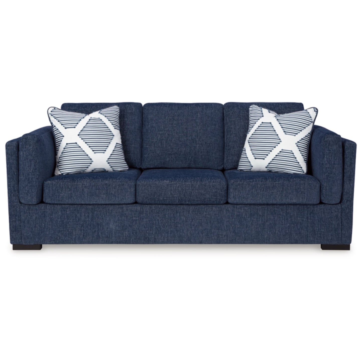 Evansley Sofa - Navy / Pewter