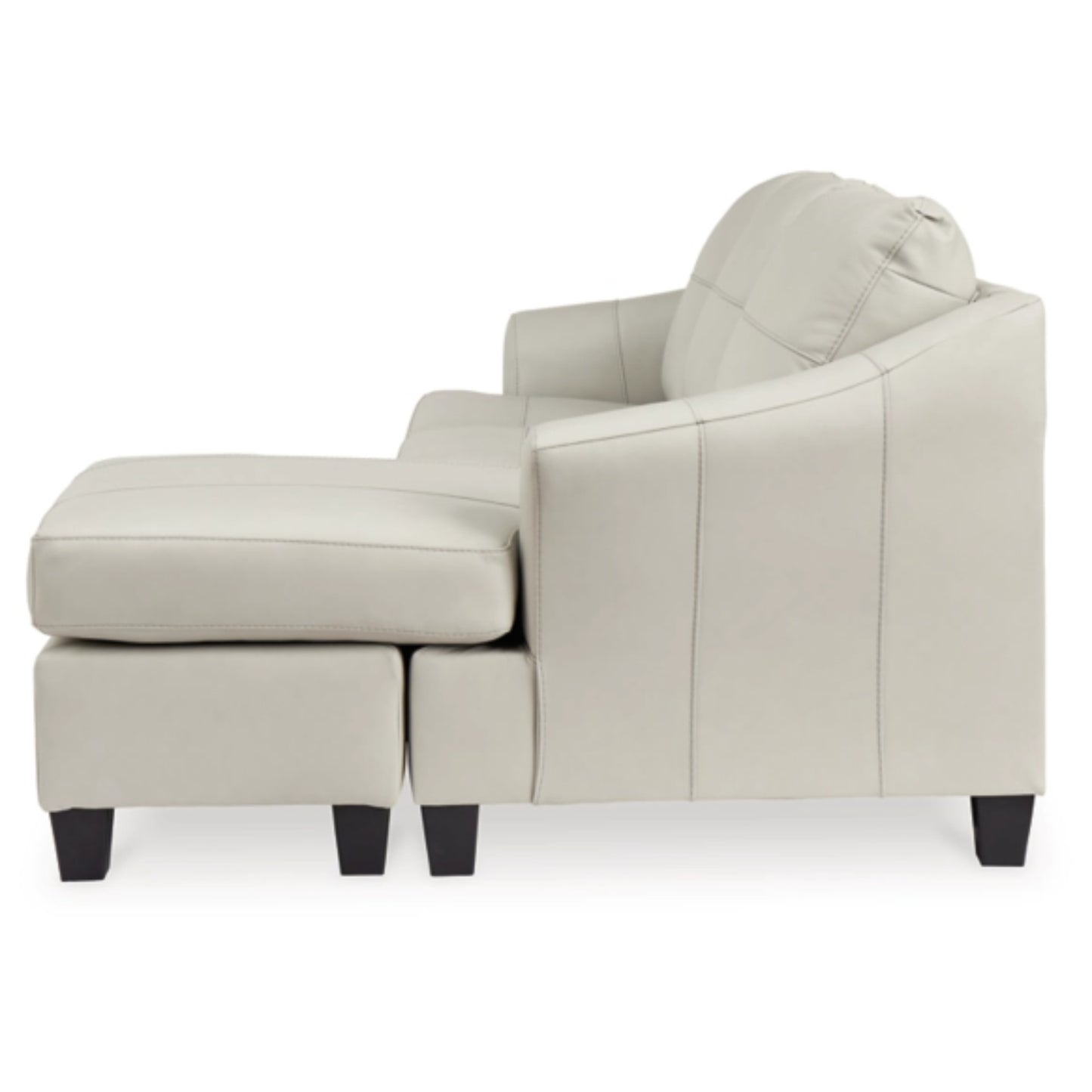Geneo Sofa Chaise - Coconut / Steel