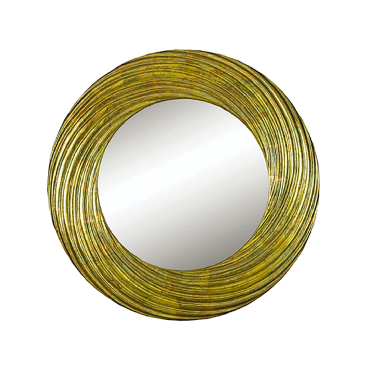 GOLD ROUND MIRROR