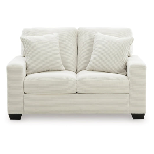Greenbriar Loveseat - Ivory  / Smoke