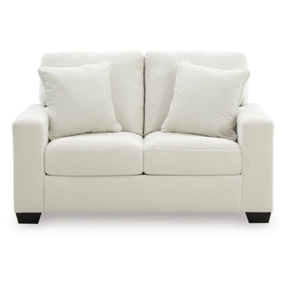 Greenbriar Loveseat - Ivory  / Smoke