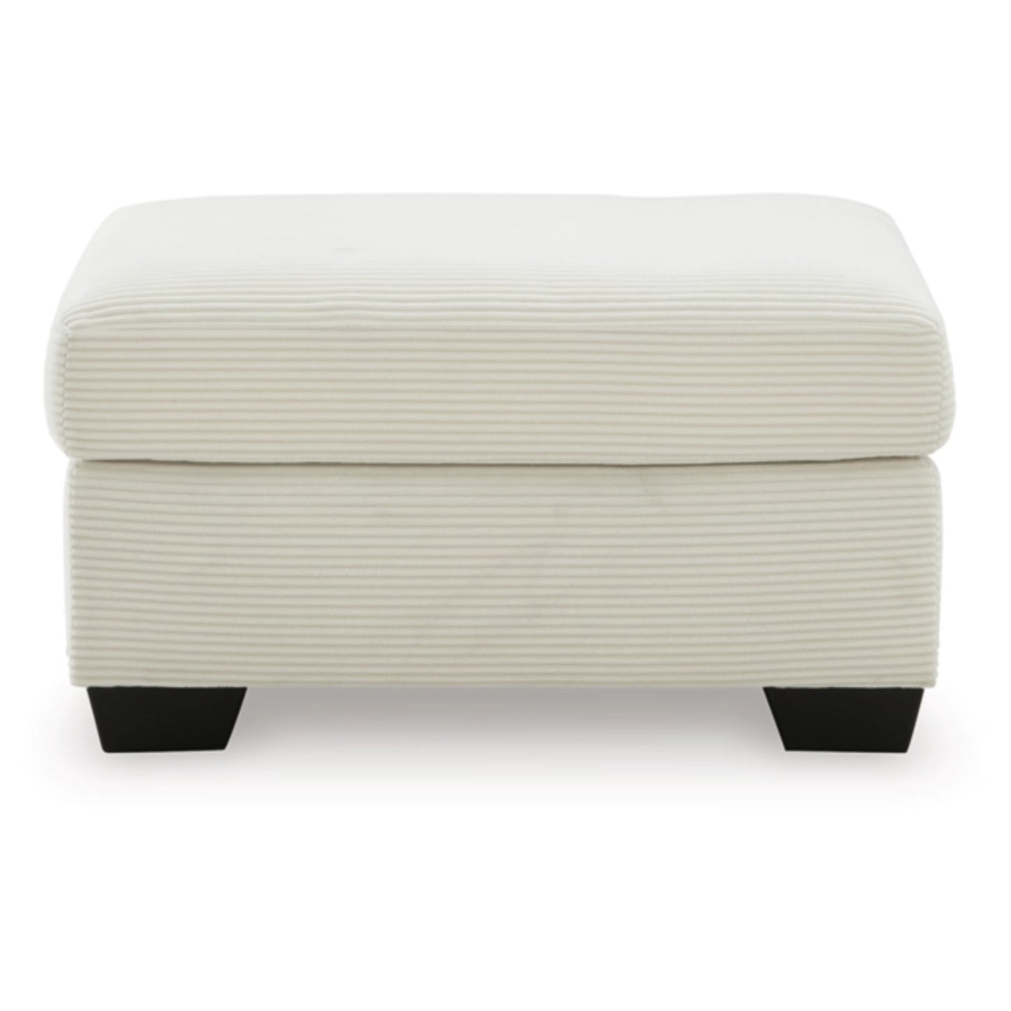 Greenbriar Ottoman - Ivory / Smoke