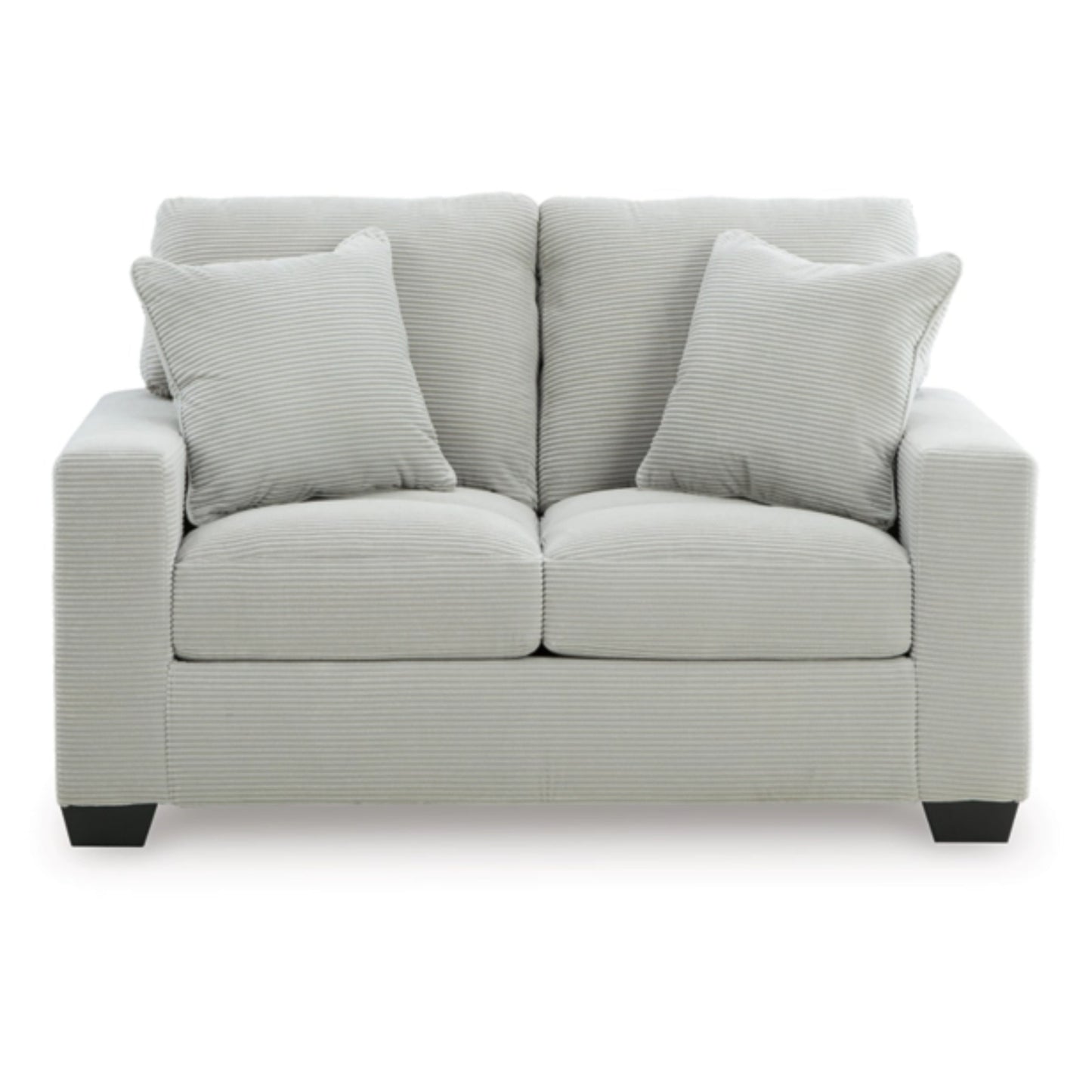 Greenbriar Loveseat - Ivory  / Smoke