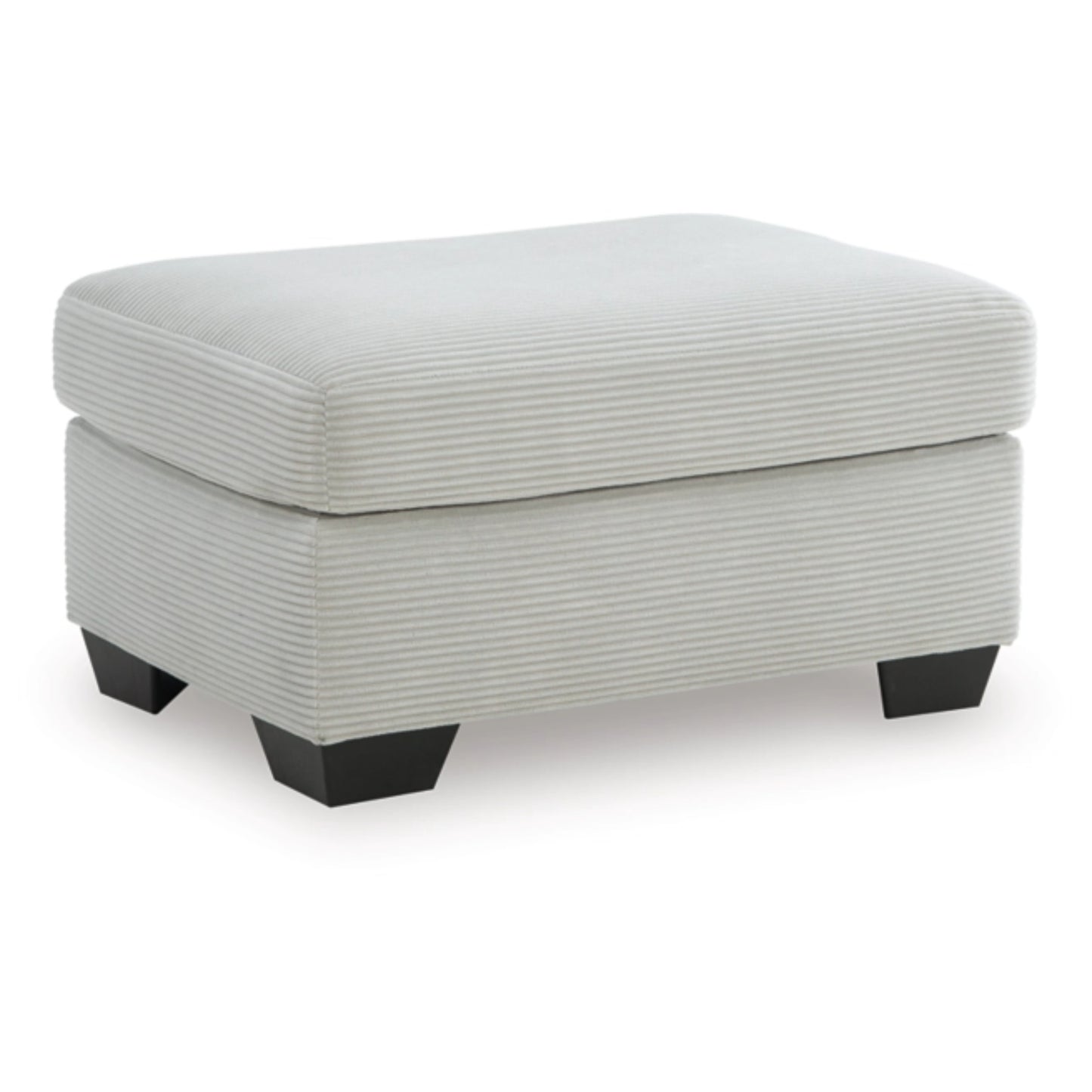 Greenbriar Ottoman - Ivory / Smoke