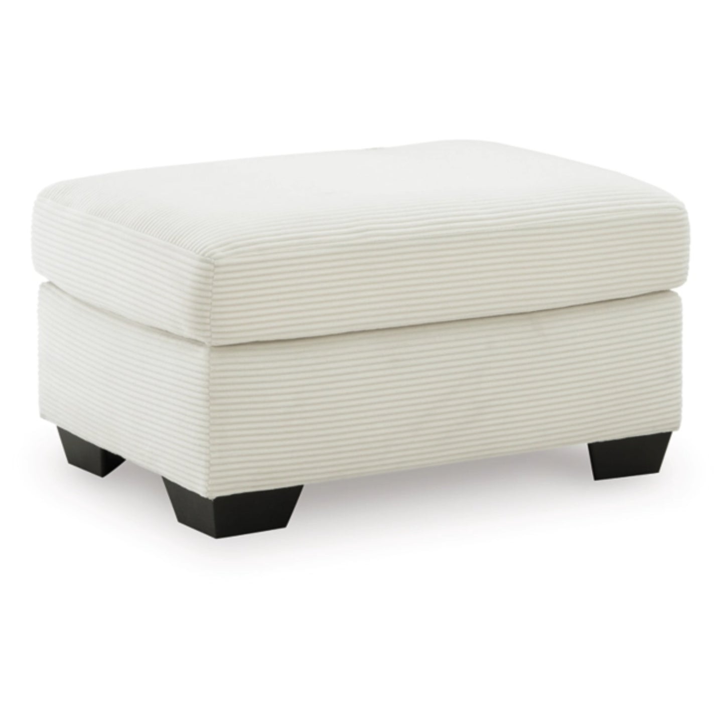 Greenbriar Ottoman - Ivory / Smoke