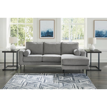 Hazela Sofa Chaise - Charcoal