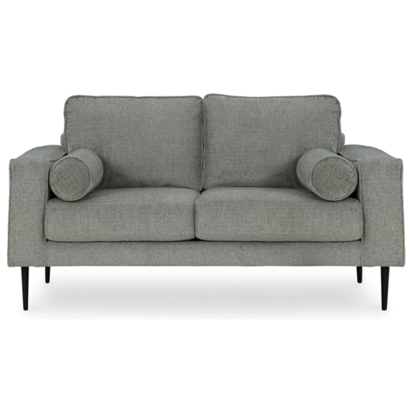 Hazela Loveseat - Charcoal / Sandstone