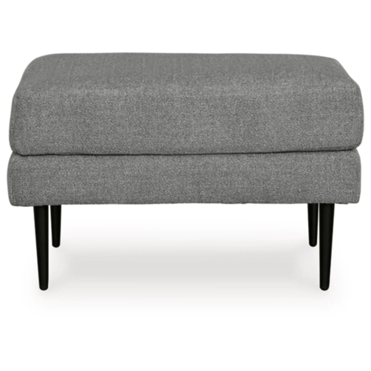 Hazela Ottoman - Charcoal / Sandston