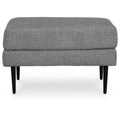 Hazela Ottoman - Charcoal / Sandston