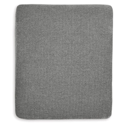 Hazela Ottoman - Charcoal / Sandston