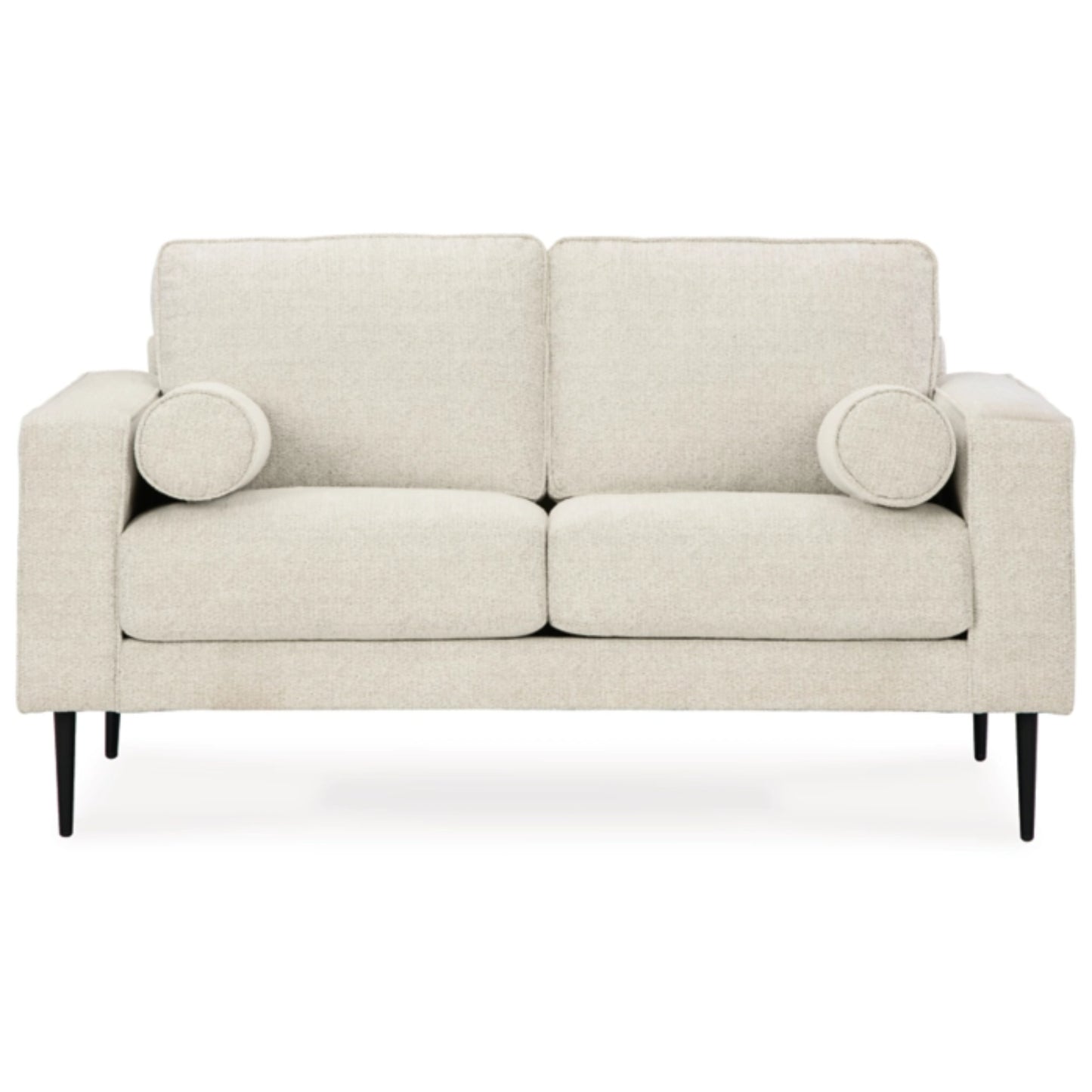 Hazela Loveseat - Charcoal / Sandstone