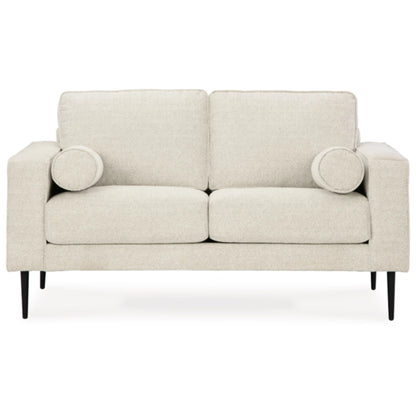 Hazela Loveseat - Charcoal / Sandstone