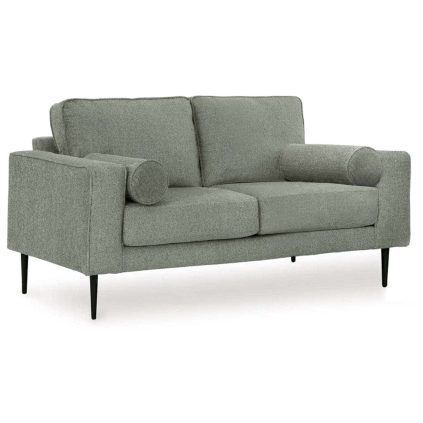Hazela Loveseat - Charcoal / Sandstone