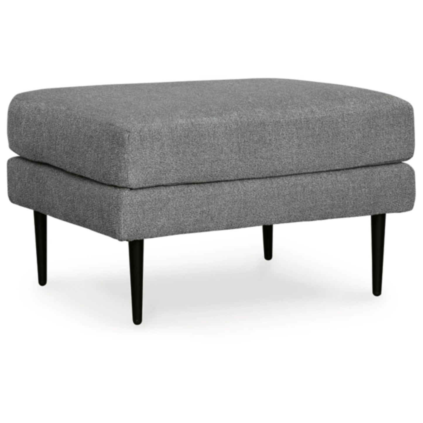 Hazela Ottoman - Charcoal / Sandston