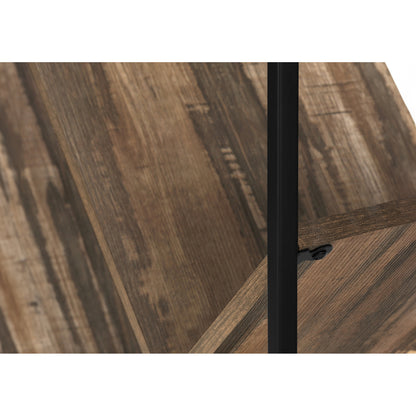 60" BOOKCASE M2202 - Brown Reclaimed / Dark Taupe / Grey