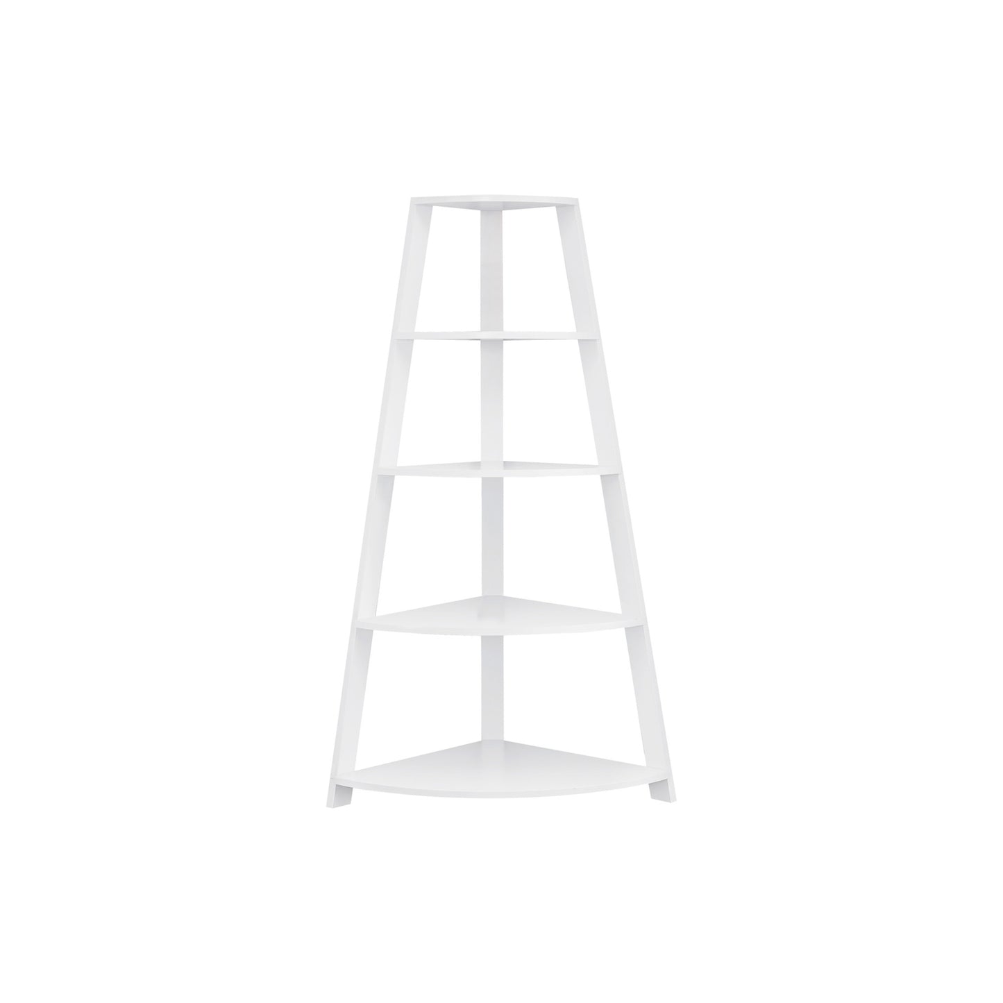 60" BOOKCASE M2425 - Dark Taupe / White