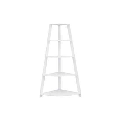 60" BOOKCASE M2425 - Dark Taupe / White