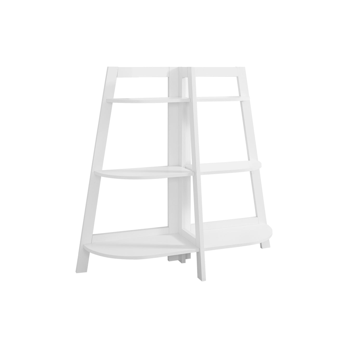 48" BOOKCASE M2427 - White / Dark Taupe / Espresso